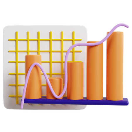 Analyse de la recherche sur les revenus des startups  3D Icon