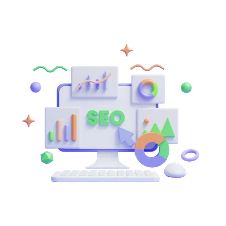 Analyse SEO  3D Icon