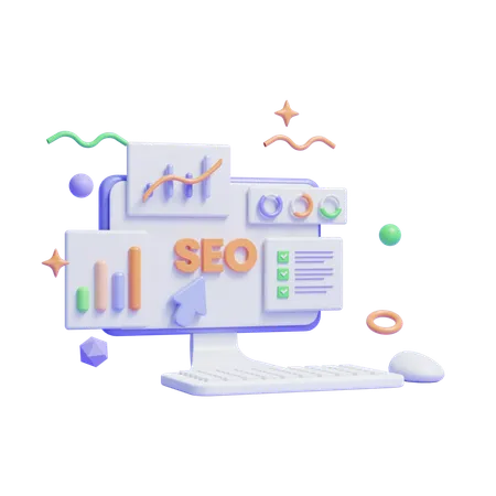 Analyse SEO  3D Icon