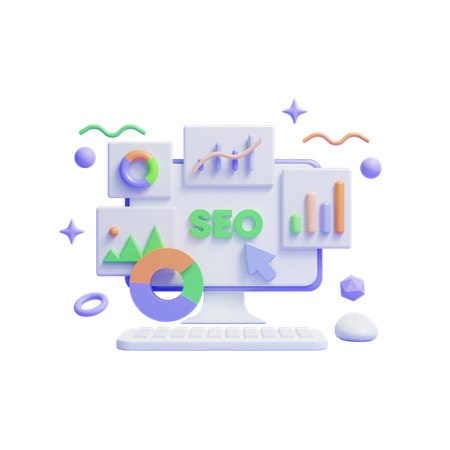 Analyse SEO  3D Icon