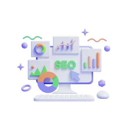 Analyse SEO  3D Icon