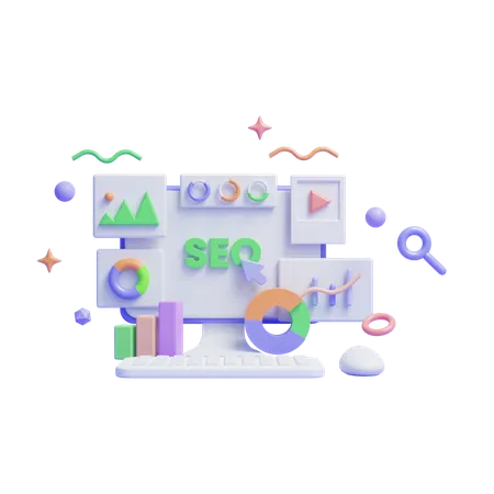 Analyse SEO  3D Icon