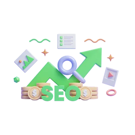 Analyse SEO  3D Icon