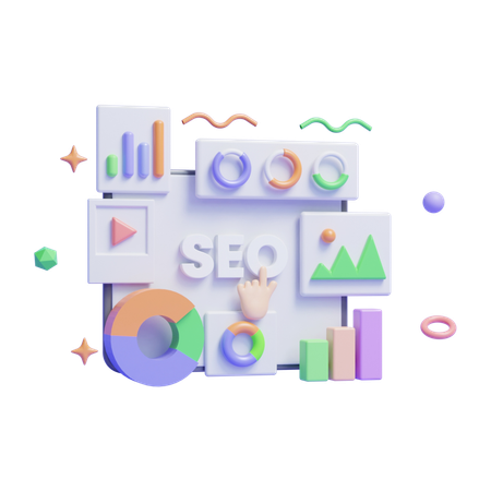 Analyse SEO  3D Icon