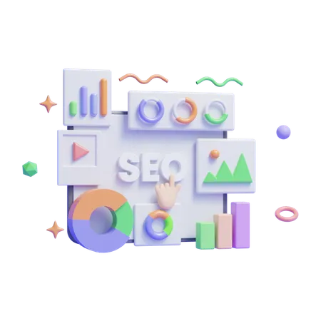 Analyse SEO  3D Icon