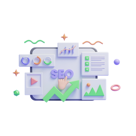 Analyse SEO  3D Icon