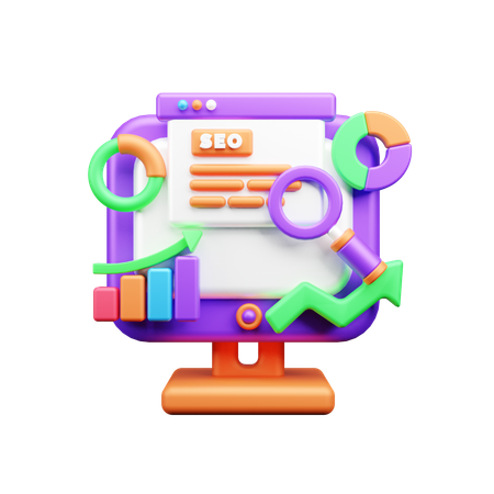 Analyse SEO  3D Icon