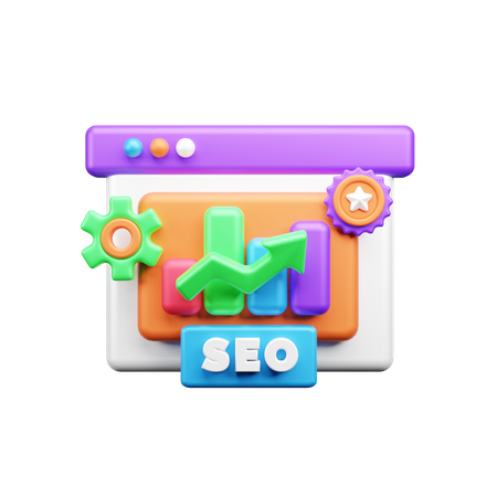 Analyse SEO  3D Icon