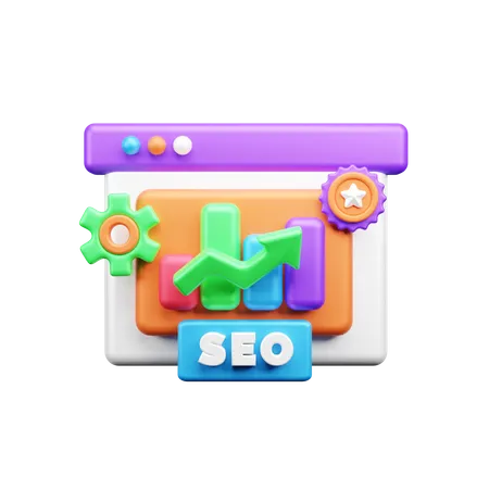 Analyse SEO  3D Icon