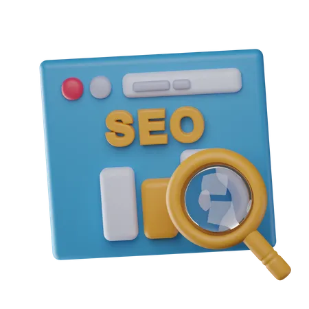 Analyse SEO  3D Icon