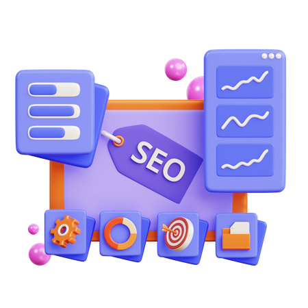 Analyse SEO  3D Icon