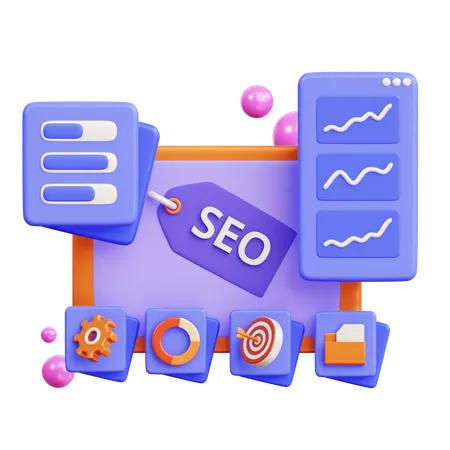 Analyse SEO  3D Icon