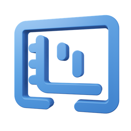 Analysediagramm  3D Icon