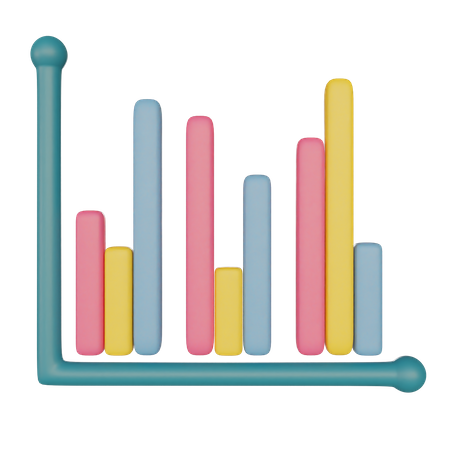 Analytics-Diagramm  3D Illustration