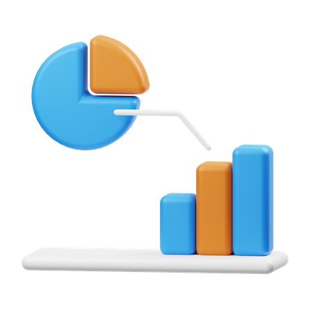 Analysediagramm  3D Illustration