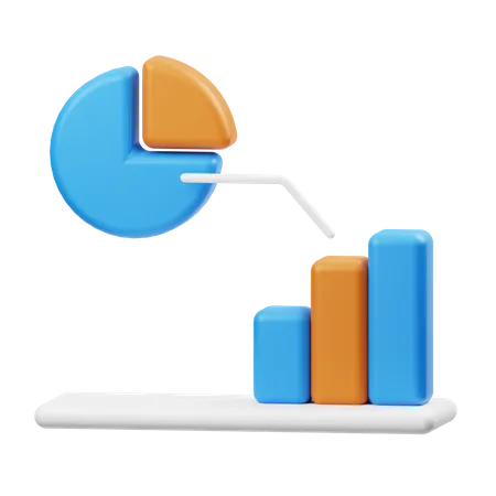 Analysediagramm  3D Illustration