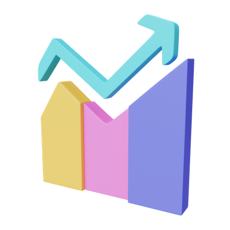 Analytics-Diagramm  3D Icon