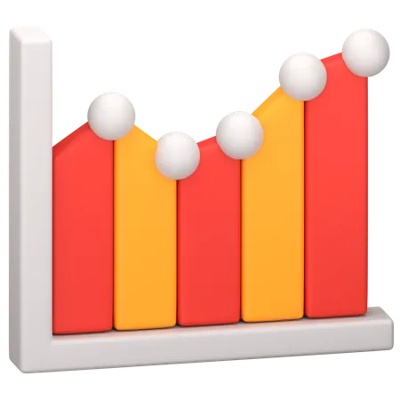 Analytics-Diagramm  3D Icon