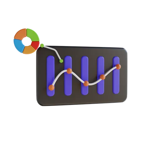 Analytics-Diagramm  3D Icon