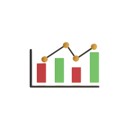 Analytics-Diagramm  3D Icon