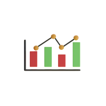 Analytics-Diagramm  3D Icon