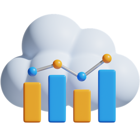 Analyse du cloud  3D Icon