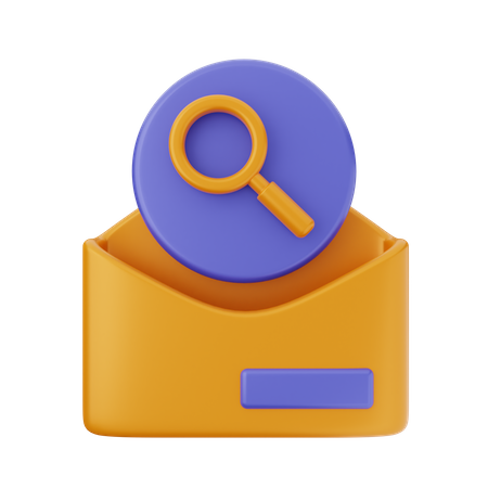 Analyse du courrier  3D Icon