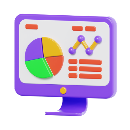 Analyse en ligne  3D Icon