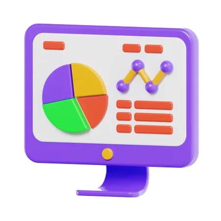 Analyse en ligne  3D Icon