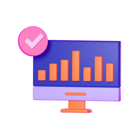 Analyse en ligne  3D Icon