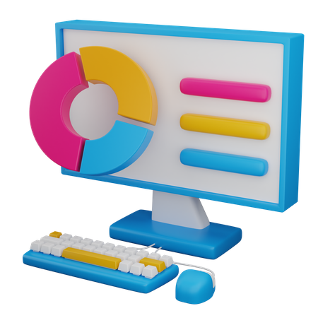 Analyse en ligne  3D Icon