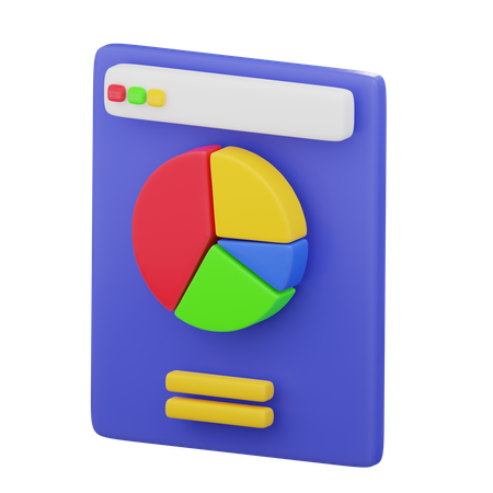 Analyse en ligne  3D Icon