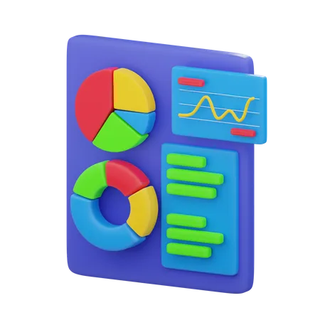 Analyse en ligne  3D Icon