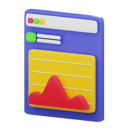 Analyse en ligne  3D Icon