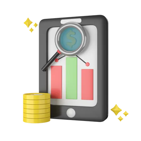 Analyse en ligne  3D Icon