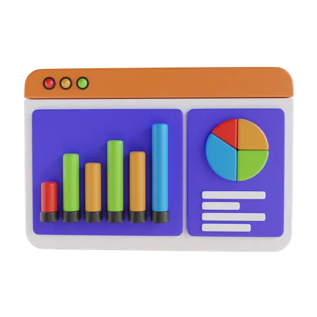 Analyse en ligne  3D Icon