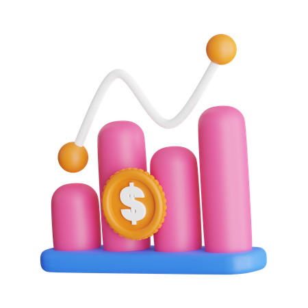 Analyse financière  3D Icon