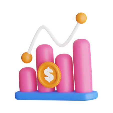 Analyse financière  3D Icon