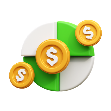 Analyse financière  3D Icon