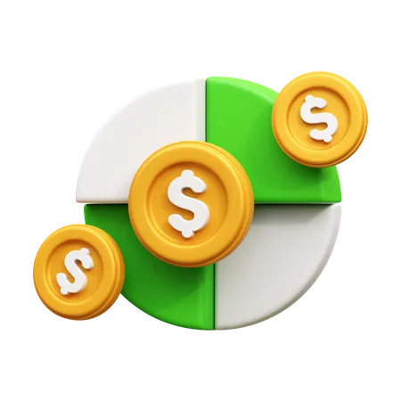 Analyse financière  3D Icon