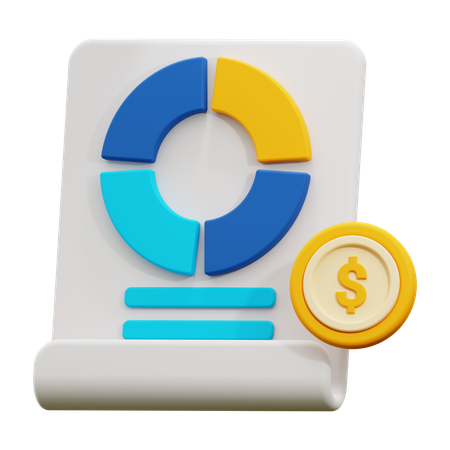 Analyse financière  3D Icon