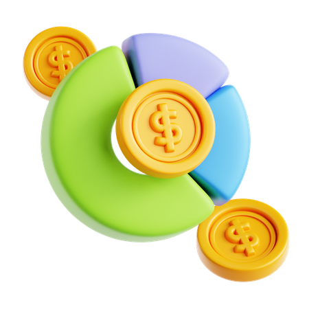 Analyse financière  3D Icon