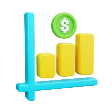 Analyse financière  3D Icon