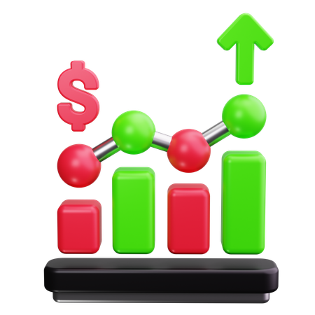 Analyse financière  3D Icon