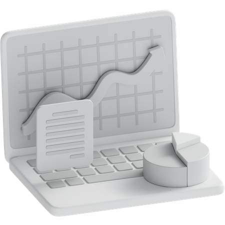 Analyse financière  3D Icon