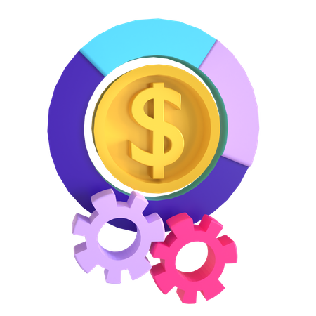 Analyse financière  3D Icon