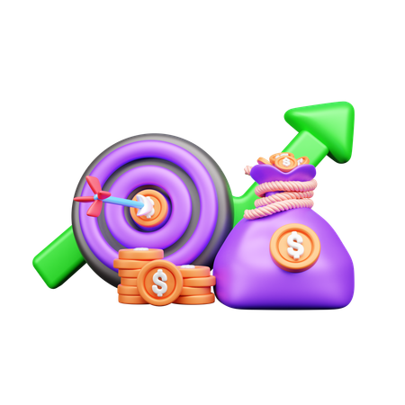 Analyse financière  3D Icon