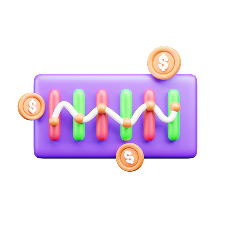Analyse financière  3D Icon