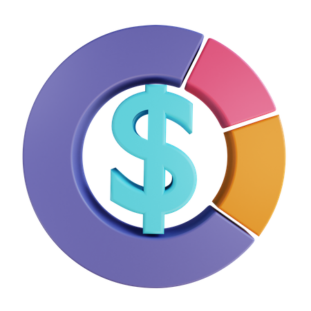 Analyse financière  3D Illustration