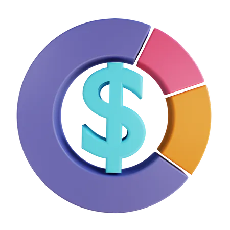 Analyse financière  3D Illustration